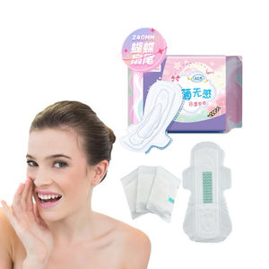 <span class=keywords><strong>Toallas</strong></span> sanitarias para mujer ultra limpias, productos de higiene femenina con sabor a menta, almohadillas de algodón superabsorbentes asequibles - Product Image 1