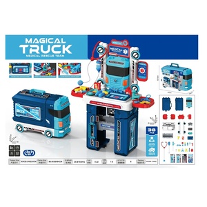 Ensemble de jouets de <span class=keywords><strong>cuisine</strong></span> pour maison de poupée 38 pièces avec camion de courses 2-en-1 et camion médical, jeu de rô<span class=keywords><strong>le</strong></span>, aliments, <span class=keywords><strong>cuisine</strong></span>, cadeau pour enfants garçons filles - Product Image 5