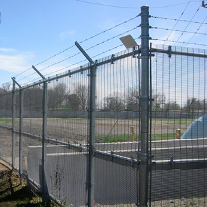 Panneaux de clôture de sécurité anti-escalade 358 à <span class=keywords><strong>vue</strong></span> claire, revêtement poudré, <span class=keywords><strong>pour</strong></span> <span class=keywords><strong>portail</strong></span> de prison, haute protection, clôture en treillis métallique 358 - Product Image 4