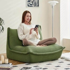 Poltrona a Forma di Raviolo, Divano Singolo Non Gonfiabile, Tessuto Compresso Sottovuoto, Design Moderno e Semplice, Divano Monoblocco per Relax - Product Image 6
