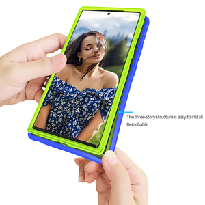 Coques de téléphone portable en silicone 2 en 1, protection arrière, absorption d'armure, pour <span class=keywords><strong>Samsung</strong></span> NOTE20 NOTE20P - Product Image 4