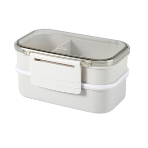 Tiffin Box 2 Boîte à lunch à verrouillage latéral Boîte à bento double couche Vente à chaud Produits <span class=keywords><strong>Aldi</strong></span> 1200ml Étanche avec diviseur Xiamen - Product Image 6