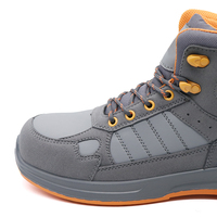 Bottes de travail MaxiTough pour la construction et la randonnée, imperméables, en cuir microfibre, avec embout en fibre de verre, semelle extérieure en PU, logo personnalisé
