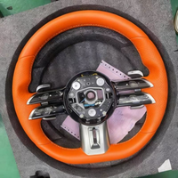Volant pour Mercedes Benz W206 W205 W204 W222 W223 W213 W177 W463 AMG GT GLS63 GLE63 SL63 Volant en cuir noir