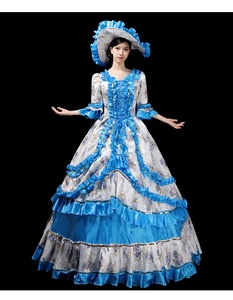 Abito da Scena Europeo Medievale Retrò Gotico da Corte Dama Reale Costume d'<span class=keywords><strong>Opera</strong></span> Vintage - Product Image 5