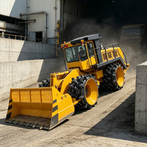 Compacteur de déchets entièrement équipé à bon prix, compacteur de déchets de 26 tonnes, compacteur de déchets pour dépon, rouleau compresseur de voirie - Product Image 6