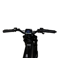 Vélo de montagne électrique en alliage d'aluminium avec moteur à moyeu 1365W 48V, batterie 15Ah, pneus tout-terrain de 20 pouces
