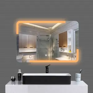 Fabricante al por mayor LED espejo de pared de longitud completa Vanity Smart Led espejo de tocador con luz
