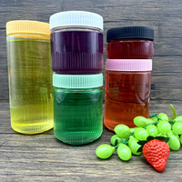 120ml 160ml 250ml 360ml 480ml 730ml Stoples Kaca Bergaris Sisi Lurus dengan Label Logo dan Desain