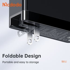 Mcdodo 100W High Power Type-C * <span class=keywords><strong>2</strong></span> + Usb Een Snelle Wandoplader Uk/Eu/Us Plug 100W Gan Pd USB-C Oplader Voor Mobiele Telefoon Voor Laptop - Product Image 5