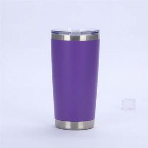 Vaso Blanco Estándar de Acero Inoxidable con Aislamiento de Doble Pared, Recubrimiento en Polvo Mate, a Prueba de Fugas, Libre de BPA, ASM25 - Product Image 5