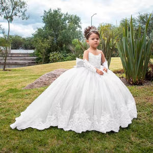 Vestido de baile Retro Vintage para niña, traje de actuación, vestido de noche de <span class=keywords><strong>princesa</strong></span>, vestido de cola de anfitrión para actuación de Piano de cumpleaños para niña - Product Image 6