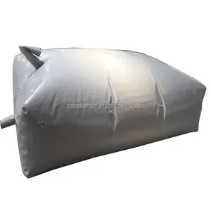 6000L reservatório PVC encerado inflável dobrável flexível água armazenamento bexigas Pillow Tank
