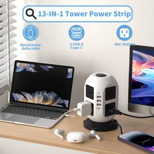 Vente chaude Multi-Fonction Surge Protector Câble De Données <span class=keywords><strong>Télescopique</strong></span> 8 10A UK/US Tour Power Strip <span class=keywords><strong>Rallonge</strong></span> pour Bureau À Domicile - Product Image 2