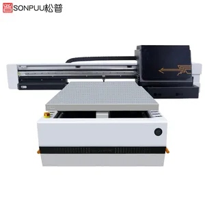 Dernière imprimante UV CCD Machine 6090 imprimantes UV grand format avec imprimante de positionnement visuel CCD Imprimante à jet d'encre UV 6090