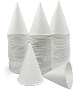 Gobelet en papier conique biodégradable à double paroi de 8 oz, 12 oz, 16 oz, 300 g/m², avec revêtement PE, avec logo personnalisé - Product Image 1