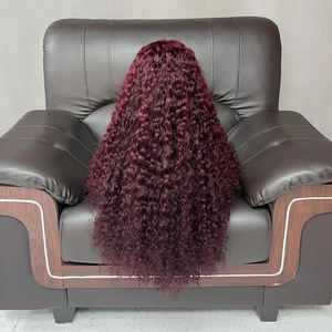 วิกผมแท้ 100% ผมมนุษย์แท้แบบดิบ ผมหยิกแบบดิบ ขนาด 26 นิ้ว # วิกผมลอนหรูหรา 4 ชั้น 13x4 แบบดับเบิ้ลดรอน - Product Image 3