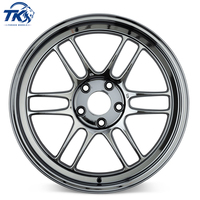 Rines de Aleación Forjada de Alto Rendimiento en Plata, de 15, 16, 17 y 18 Pulgadas, Estilo JDM Racing RPF1, para Honda y Subaru