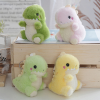 En gros Mini Porte-clés Peluche Dinosaure 3D Kawaii Doux et Moelleux, Pendentif de Sac à Dos, Breloque de Sac