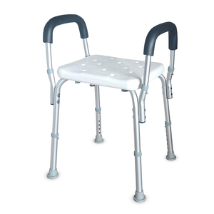 Chaises de douche réglables en hauteur en aluminium FuJiang BQ403E, équipement de sécurité pour la salle de bain pour personnes âgées et handicapées - Product Image 1