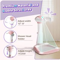 Plateforme de bain pour bébé et tout-petit, support antidérapant pratique pour le lavage des fesses