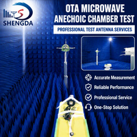 Chambre anéchoïque pour micro-ondes : Service de test d'antennes 433 MHz-6 GHz, mesure du VSWR et du profil de radiations en interne pour la R&D des antennes