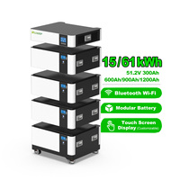 Stock UE Prêt à être expédié Batterie au lithium Lifepo4 empilable solaire 16 kWh 48 Volts 16s1p 314Ah 628Ah 942Ah 15kWh 30kWh 46kWh