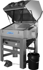 Cabine <span class=keywords><strong>de</strong></span> sablage humide haute performance 400L en acier inoxydable, durable, antirouille, pour usage industriel, vente directe usine - Product Image 2