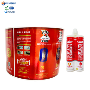 Etiqueta BOPP blanca, rollo de pegatinas para botellas cosméticas, vinilo impermeable, etiquetas en rollo de embalaje de superficie personalizadas - Product Image 3