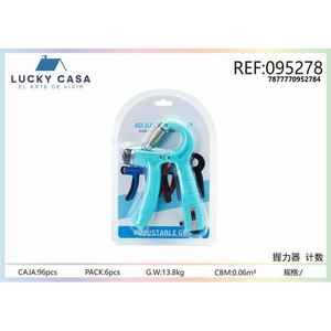 Fortalecedor de agarre de mano de silicona ajustable, entrenador de ejercicio y rehabilitación con logotipo personalizado - Product Image 1