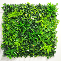 Mur de plantes artificielles en plastique UV Verdure Faux buis Tapis de jardin Clôture Faux fond vert Décoration de haie de buis