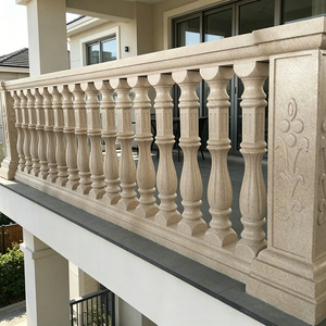 Beton zaunform Wieder verwendbare Balustraden form Baluster geländer Pole Post Balister Poller Kunststoffs pritz schalung - Product Image 2