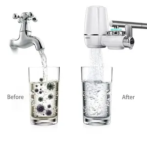 KONKA acqua di rubinetto depuratore rubinetto della cucina pulita percolatore in ceramica lavabile 4 cartucce filtranti di ricambio rimozione batteri