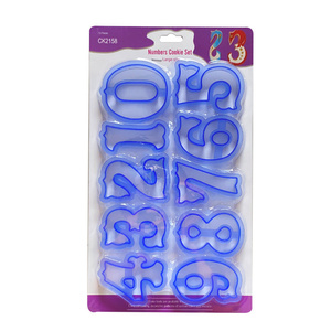 26 cái Bảng chữ cái chữ số bánh cắt công cụ trang trí fondant bánh Biscuit nướng khuôn cắt <span class=keywords><strong>cookie</strong></span> - Product Image 6