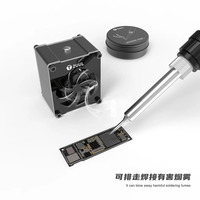 Ventilateur de refroidissement miniature 2UUL DA99 CUUL en alliage d'aluminium, deux vitesses, 10000 tr/min, USB Type-C, absorbeur de fumée pour la soudure et la réparation de téléphones