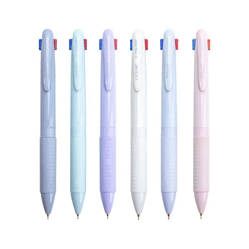 Friction macaron 4 Color Ballpoint Pen