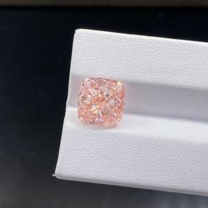 Diamante CVD Suelto con Certificado IGI, Corte Cojín, 6.59CT, VS1, Rosa Intenso Fantasía, Cultivado en Laboratorio - Product Image 1