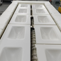Lavabo de salle de bain blanc moderne monobloc à poser sur comptoir – Fabricant