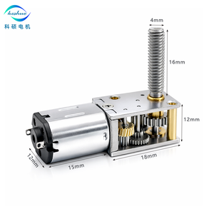 Motore a vite senza fine N20 12mm 30rpm 5V ad alta coppia, di piccole dimensioni, con aste/viti filettate M3/M4 per il controllo delle valvole - Product Image 1