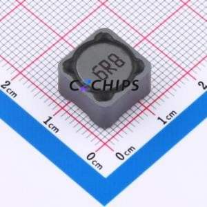 DRH127-6R8NT-S ตัวเหนี่ยวนำไฟฟ้าแบบ SMD, 12.5x12.5 มม. ( ค่าความเหนี่ยวนำ: 6.8uH ) ( ความแม่นยำ: 30% กระแสไฟฟ้าที่กำหนด: 6.3A ) - Product Image 1