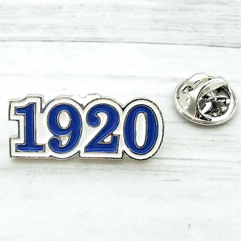 Hy Lạp sorority Tình Huynh Đệ Lady chị em Trâm 100 năm pin phụ nữ cô gái Zeta phi Beta 1920 ve áo Pin Trâm đồ trang sức