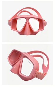 Masque de plongée professionnel pour adultes, vue panoramique 360°, anti-buée, anti-fuite, masque de plongée carré - Product Image 3