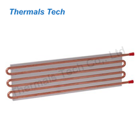 Plaque froide de base extrudée standard avec tube en cuivre pour serveur dissipateur thermique refroidi à l'eau 900W