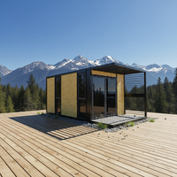 Kiosque de café modulaire en acier préfabriqué, conteneur commercial extérieur pour plage, café, centre commercial, design moderne de conteneur maritime modifié