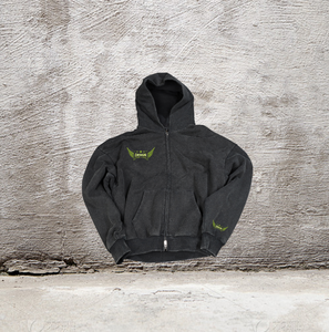 Sweat-shirts à capuche personnalisés avec fermeture éclair, logo brodé, coton lourd, sweat-shirt pour homme de haute qualité, survêtement en molleton surdimensionné, impression - Product Image 2