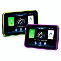 Affichage GPS CarPlay pour moto Aoocci, navigation GPS 5 pouces, Android Auto DVR pour motards