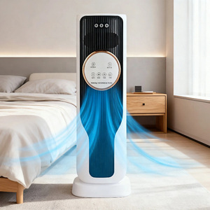 Air Cooler Fan Q8 Bladeless Electric Cooling Heating With Ice Crystals Shaking Head Natural Wind 2 8 Hours Timing - Product Image 3