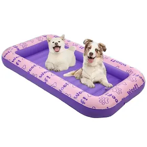 Inflatable Pool Float for Dogs and Puppies, Large Contemporary Pet Dog Cat Swimming Pool Float Ride on