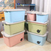 Boîtes de rangement en plastique de haute qualité avec couvercles, modèle MH-068, moule d'injection à éjection automatique à 1 cavité pour un rangement efficace des vêtements