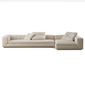 Nuevo Sofá Seccional Reclinable de Tres Plazas Moderno 2025, Estilo Italiano Minimalista, Cuero Genuino, Minottii Rileyy Modular - Product Image 5